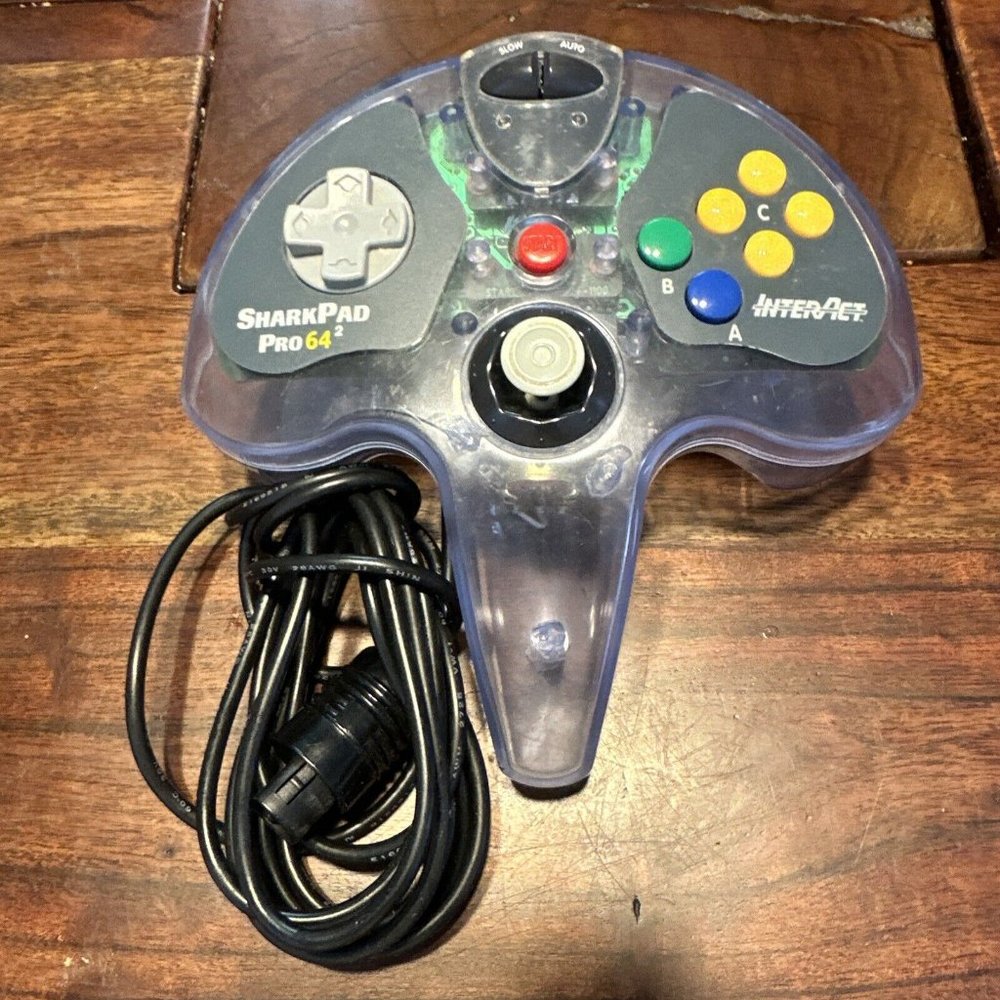 NINTENDO 64 CONTROLLER InterAct N64 SHARKPAD PRO 64^2 - Tested